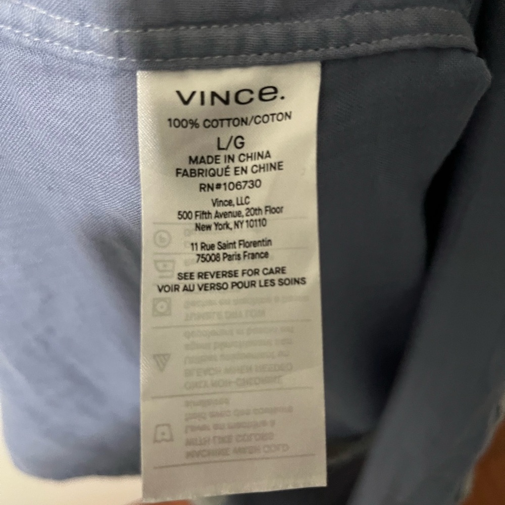 Vince Windowpane Double Face Button-Down Shirt - image 4